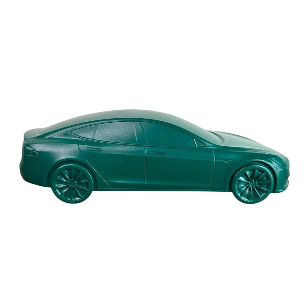 Tesla Model S Plastic Injection Mold Model Car Green - Picture 5 of 11